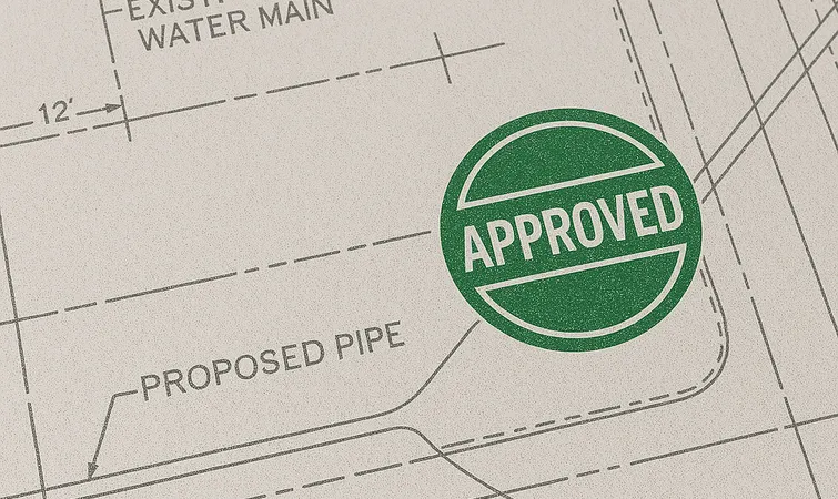 Approved permit paperwork
